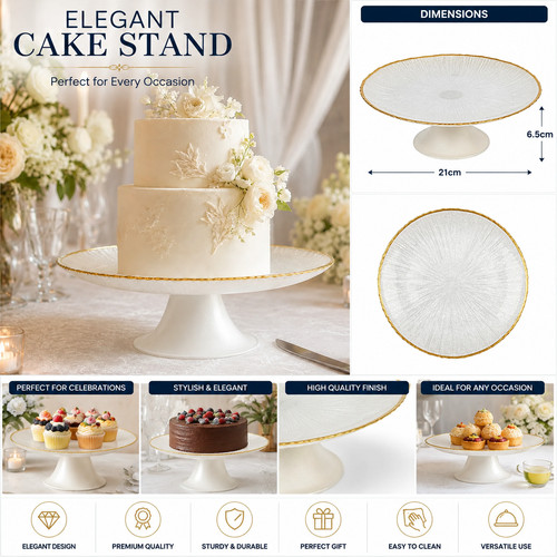 Luxury white cake stand - luxury,