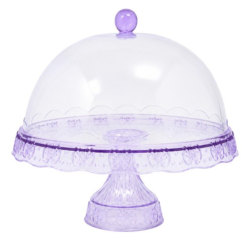 Cake stand with dome - with, cover