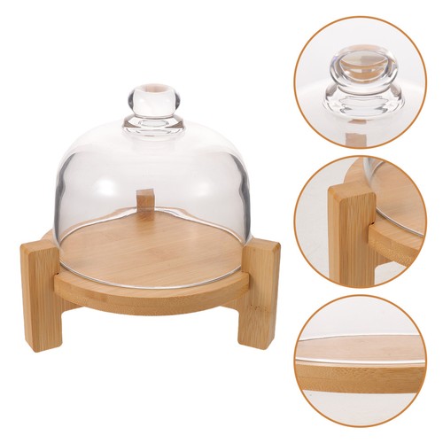 Bamboo cake stand - bamboo, food