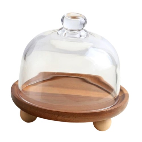 Wooden cake stand with lid - cake,