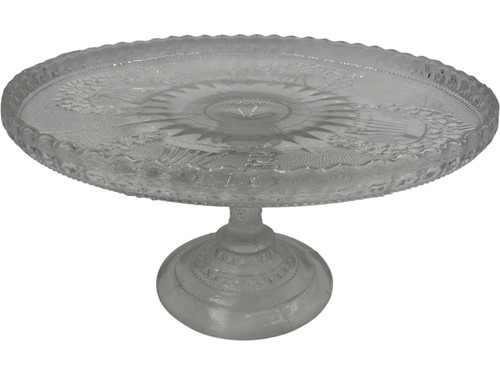 Vintage glass cake - vintage, stand