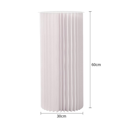 Folding paper cylinder plinths - folding,