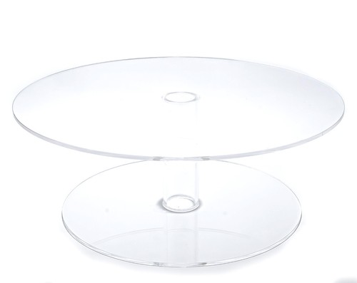 Chiara round acrylic cake - round,