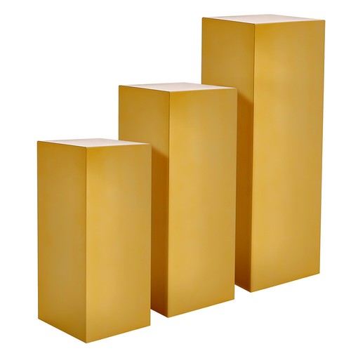 Reusable metal plinth square - metal,