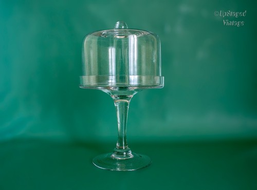 Cloche muffin cake stand - stand, clear
