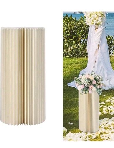 Foldable cylinder pedestal - foldable,