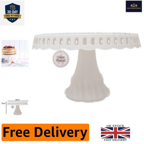 White one tier cake - one-tier,
