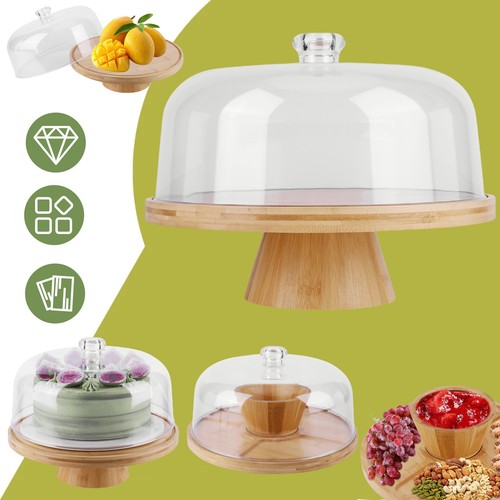 Cake display stand with dome - stand,