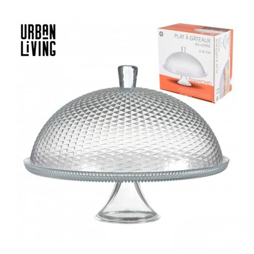 Glass cake stand - glass,