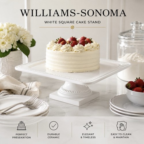Williams sonoma white square - williams,