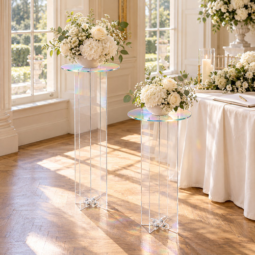 2pcs acrylic plinth - plinth, cylinder
