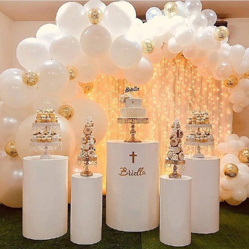 5pcs round plinth cylinder - plinth,