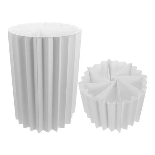 White reusable foldable cake - foldable,