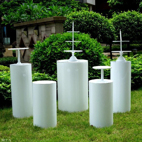 5pcs round plinth - round, cylinder