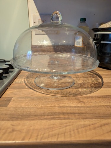 Large glass cake - large,